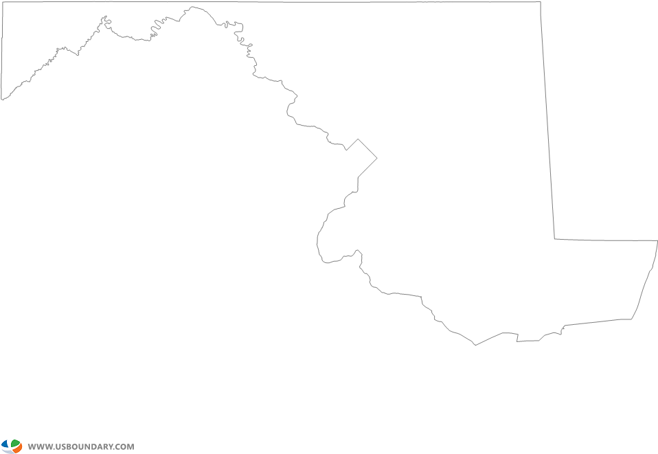 Maryland Outline Map Diagram Free Transparent PNG Download PNGkey   503 5034822 Maryland Outline Png 