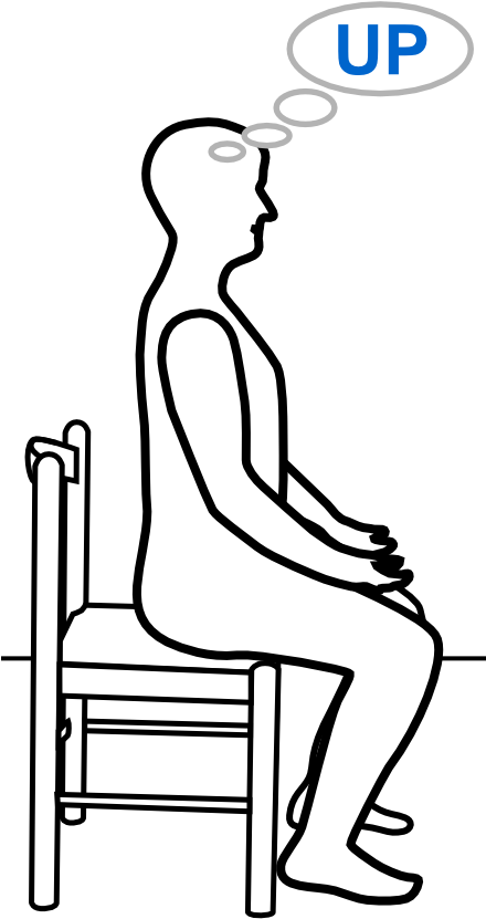 person standing outline