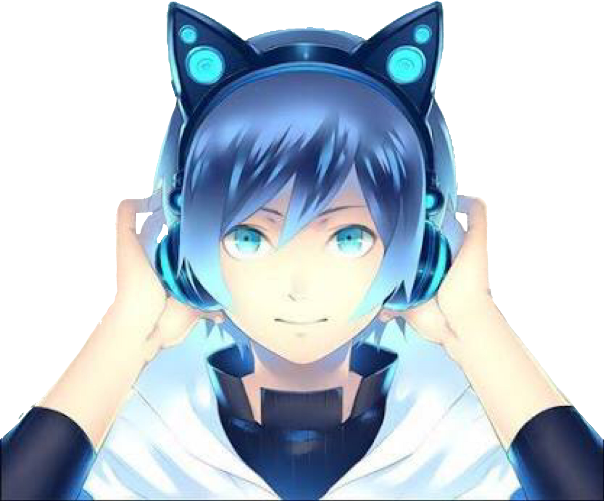 Download Scheadphones Headphones Anime Neko Party Freetoedit - Аниме  Наушники С Ушками PNG Image with No Background - PNGkey.com