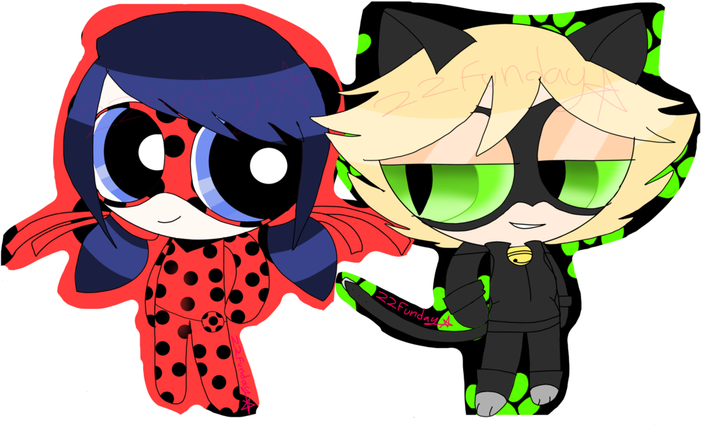 Download Ladybug And Cat Noir By 22funday Miraculous