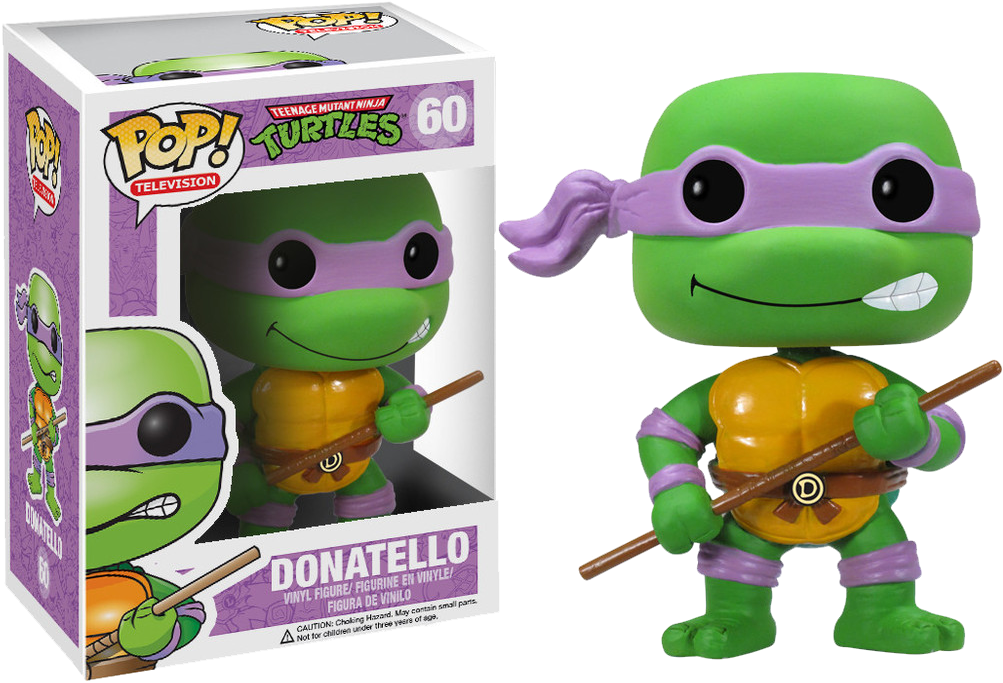 Funko - Funko Pop Tmnt Donatello - Free Transparent PNG Download - PNGkey