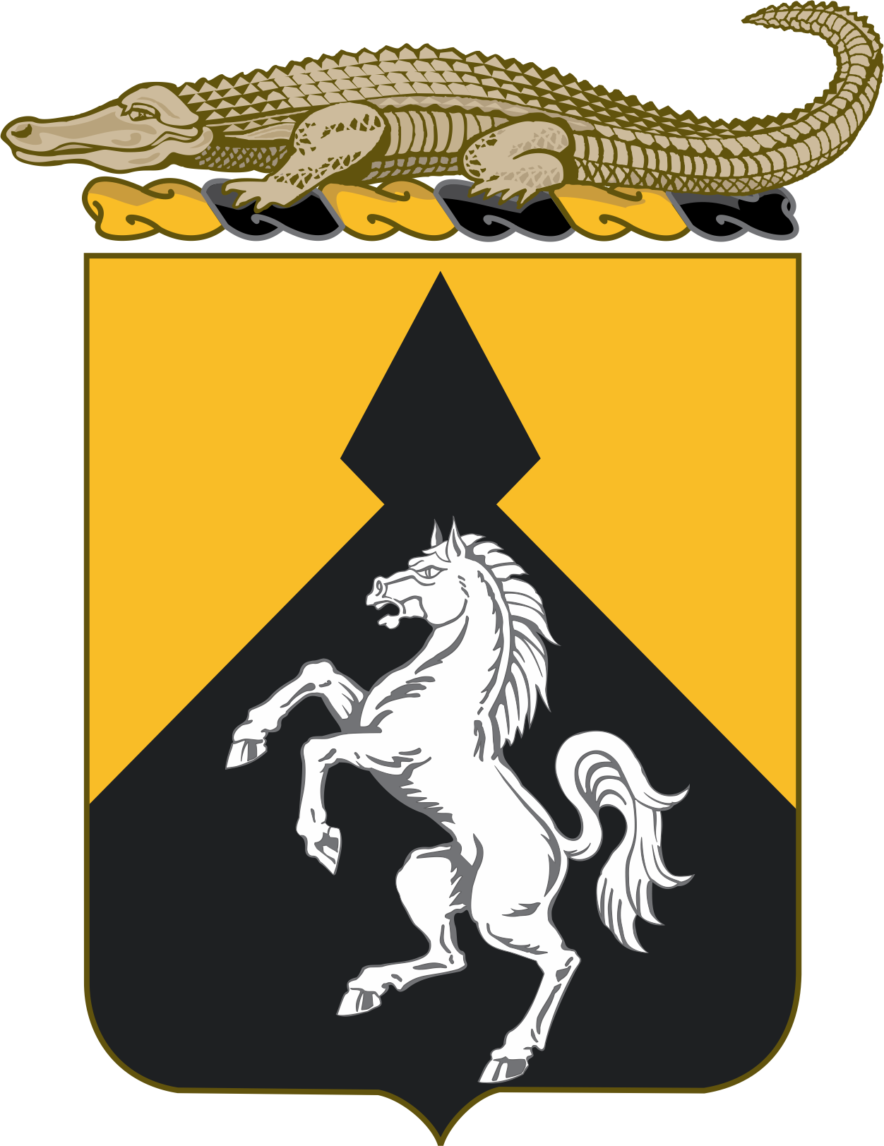 Reg Coa - 153rd Cavalry Regiment (1252x1623), Png Download
