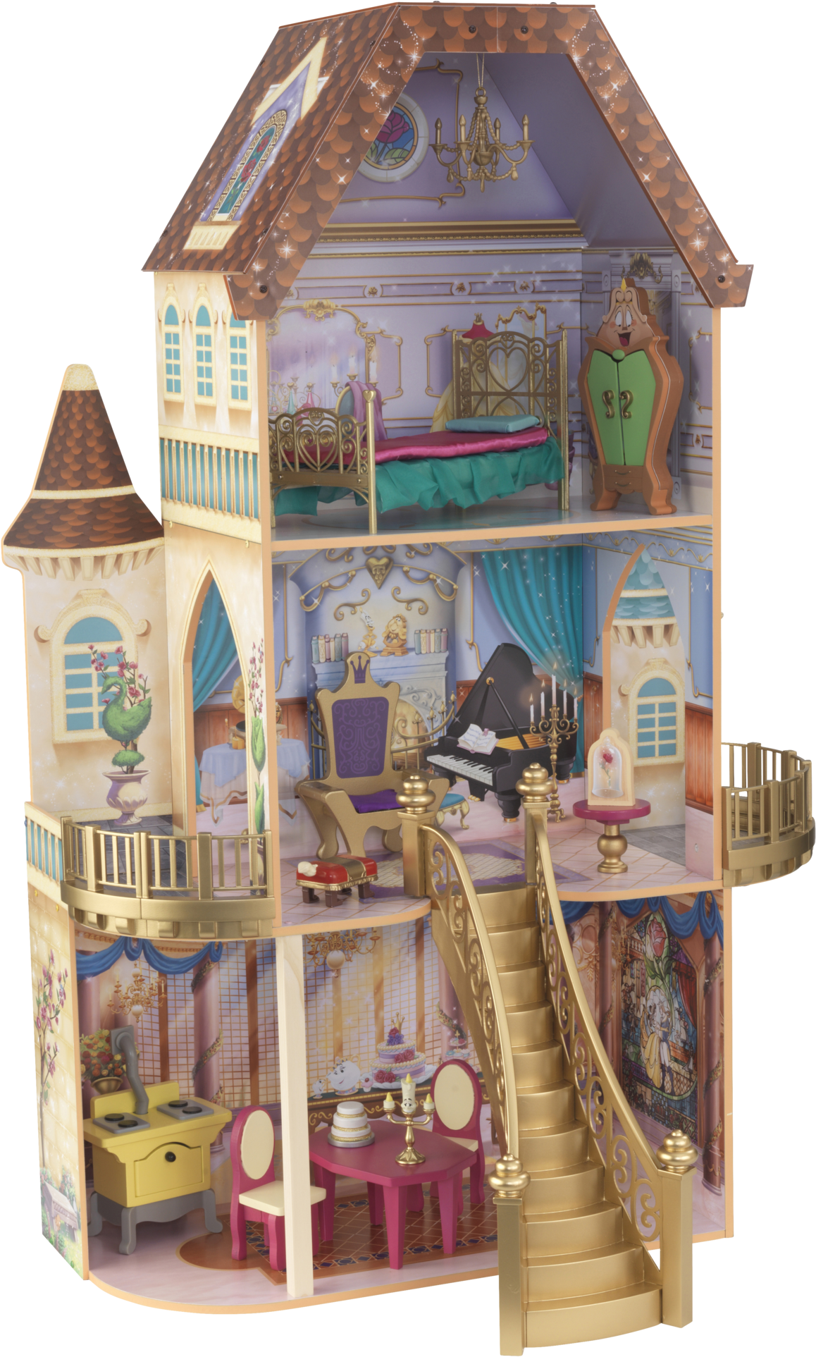 Download Kidkraft Belle Enchanted Dollhouse Png Belle Doll House Kidkraft Belle Enchanted Dollhouse Png Image With No Background Pngkey Com