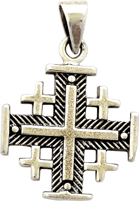 Sterling Silver Jerusalem Cross - Church Of The Holy Sepulchre - Free ...