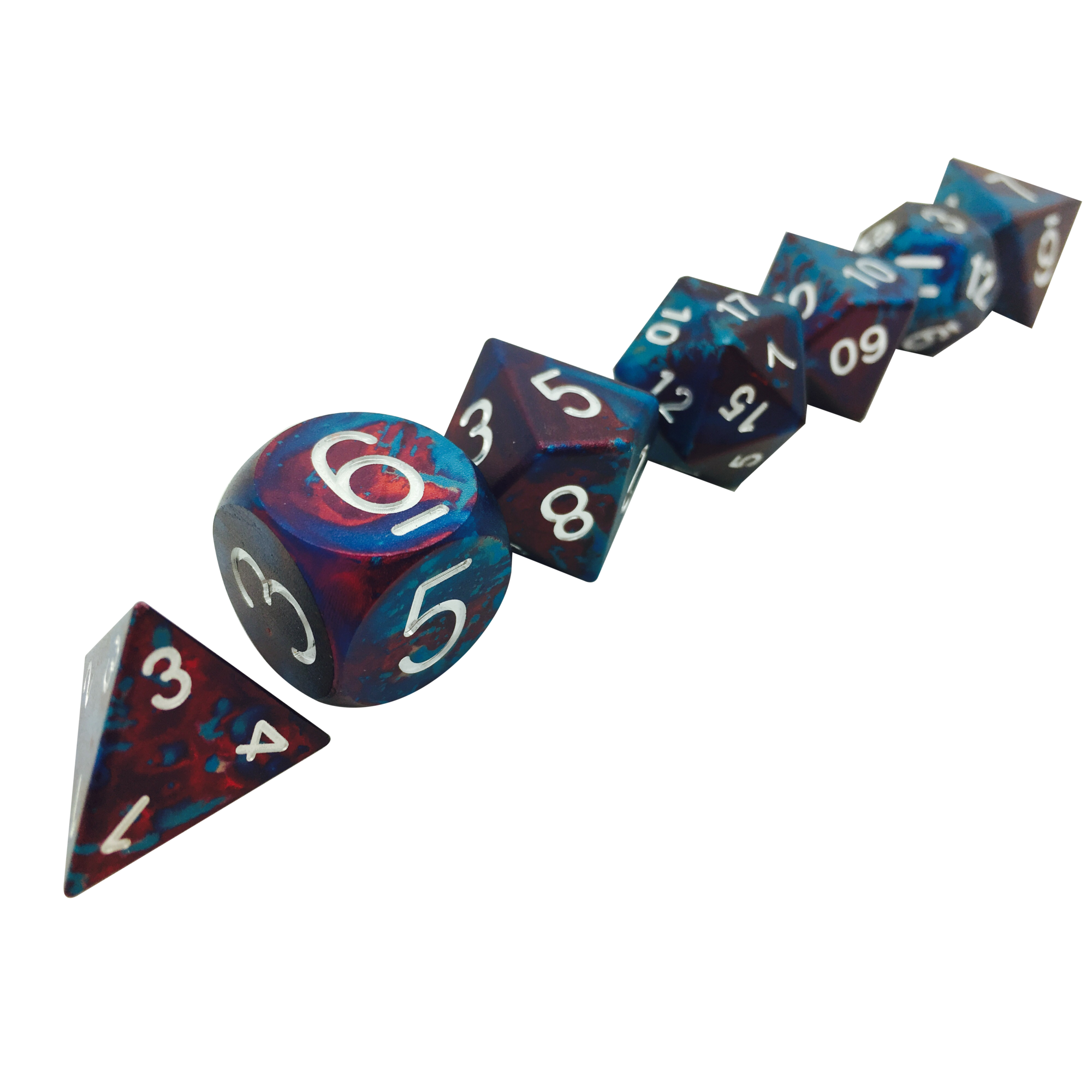 Download Wondrous Dice Set Of 7 Rpg Dice By Norse Foundry Precision Dungeons Dragons Png Image With No Background Pngkey Com