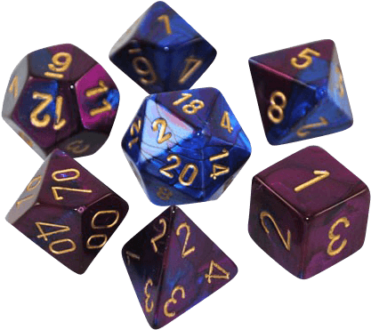 Download Chessex Purple Gemini Dice Png Image With No Background 