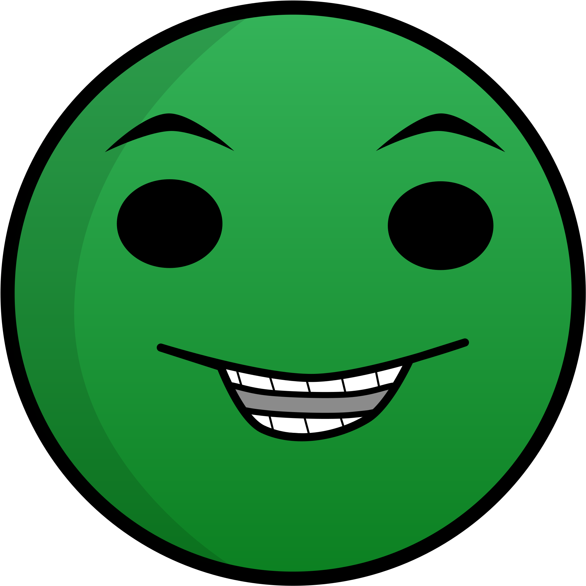 Open smile. Смайлик Грин. Смайлик с зелеными волосами. Green smile 3d Happy. Green Box smile PNG.