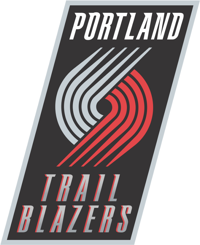 Fathead Portland Trail Blazers 5-Piece Mini Alumigraphic Outdoor Decal Set