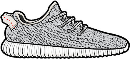 Download Yeezy 350 Boost Cartoon PNG Image with No Background - PNGkey.com