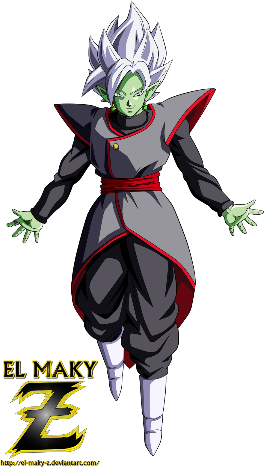 Lineart Merged Zamasu - Dragon Ball Fighterz Fused Zamasu - Free ...