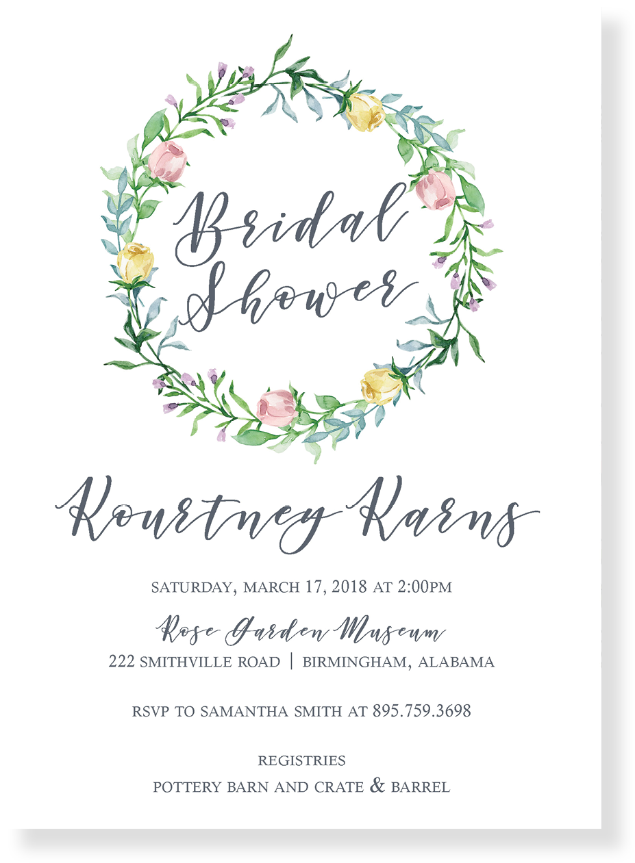 Kourtney Bridal Shower Invitation Shower Invitations16 - Free 