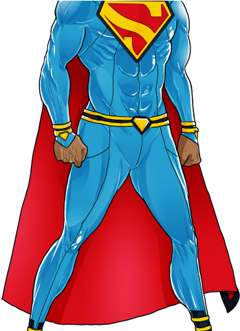 Superman Clipart Marvel Superhero (640x480), Png Download