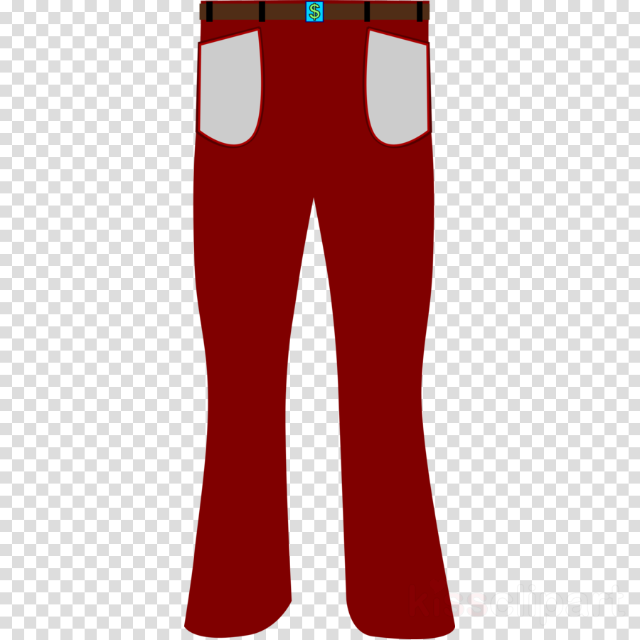Red Pants Clipart T-shirt Pants Clip Art - Clip Art (900x900), Png Download