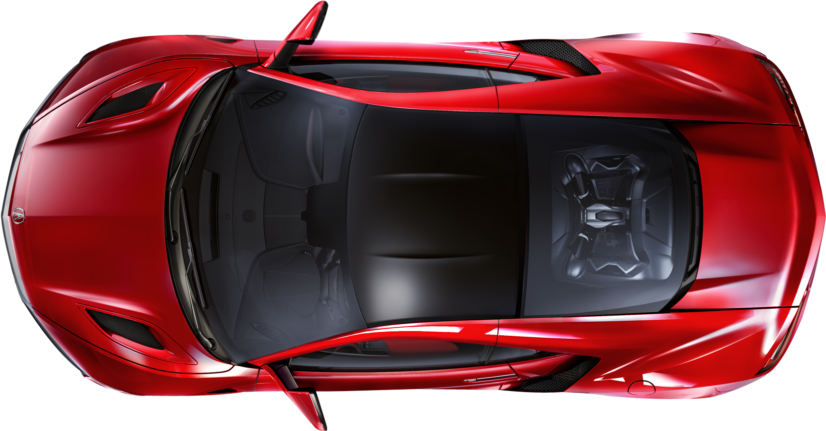 Car Top View, Acura Nsx, Super Cars, Nissan, Cool Cars, Car Top View