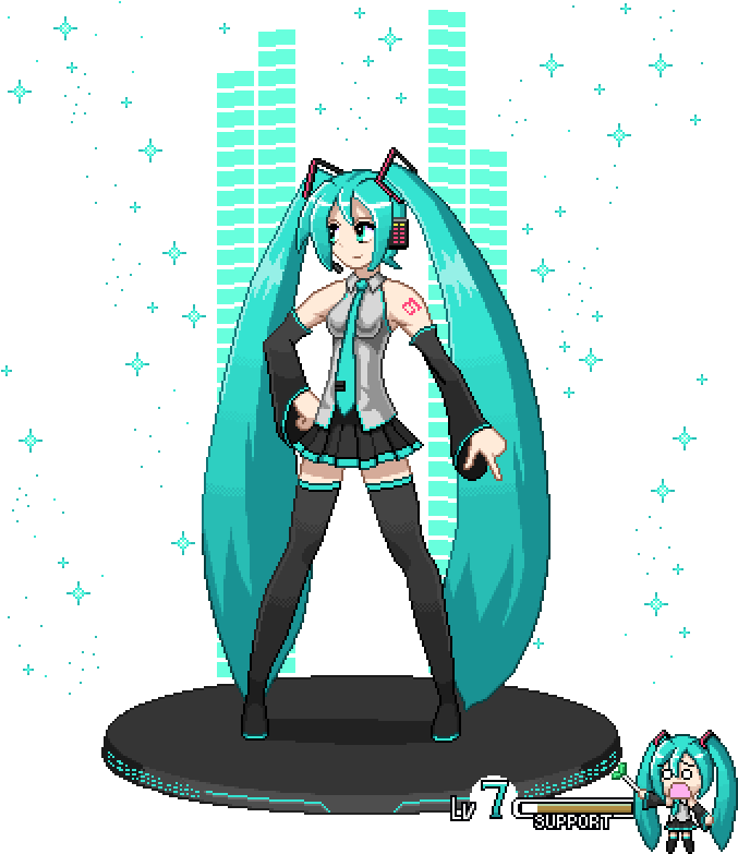 Hatsune Miku - Miku Singing Png Transparent - Free Transparent PNG ...