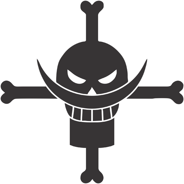 Whitebeard 1 One Piece - One Piece Whitebeard Logo - Free Transparent