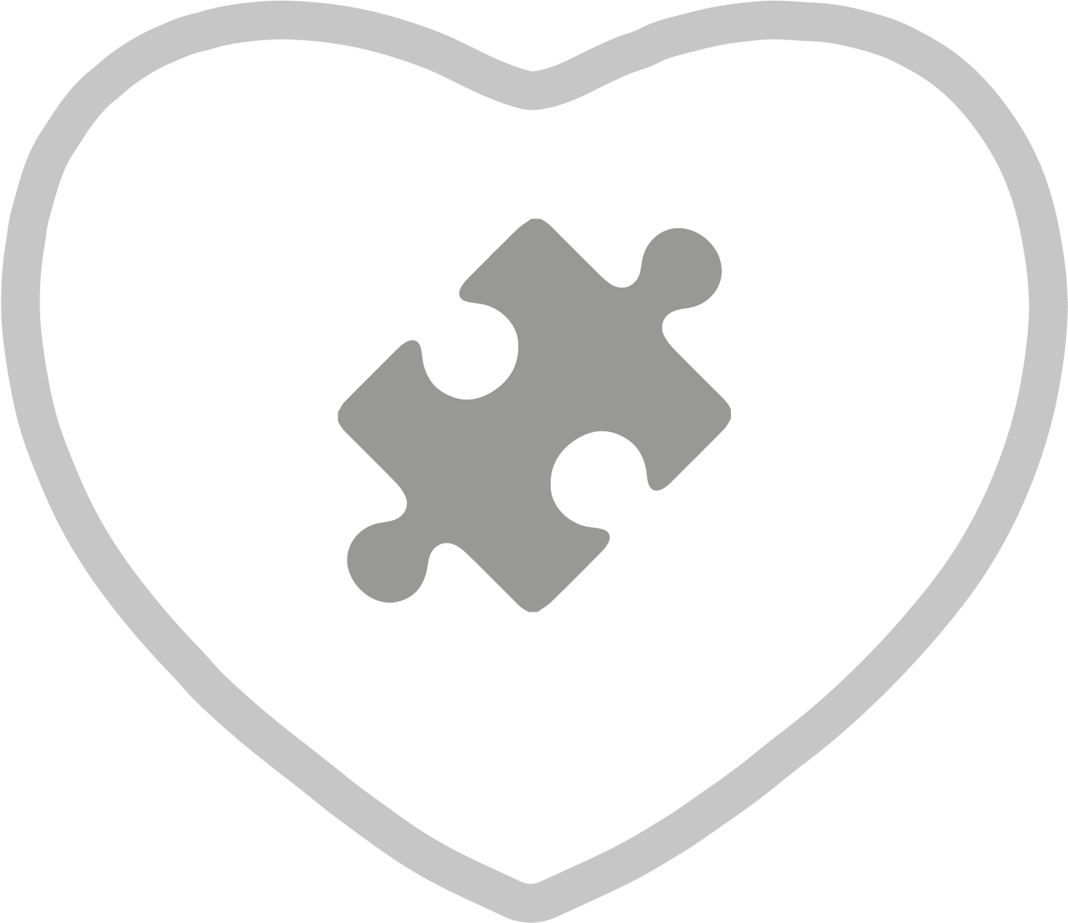 Puzzle Corazón - Icon (2083x2083), Png Download