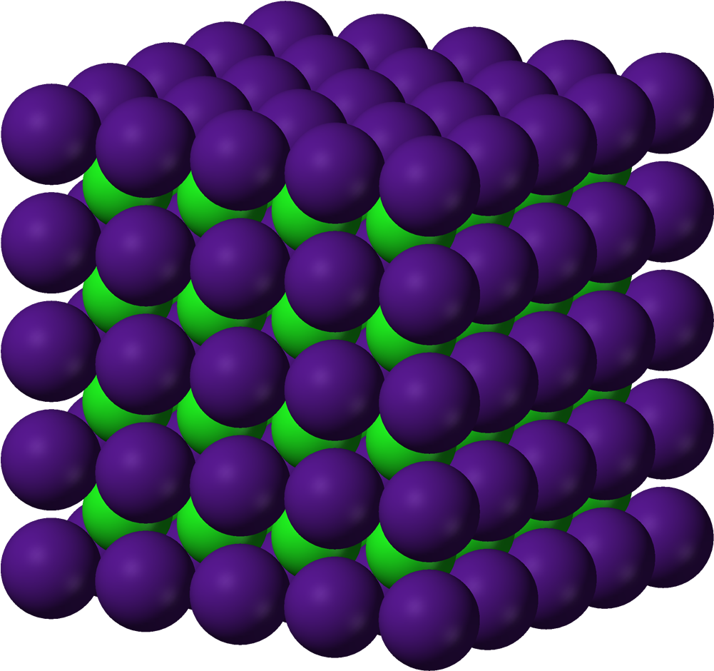 Download Caesium Chloride 3d Ionic - Crystal Lattice Of Magnesium ...