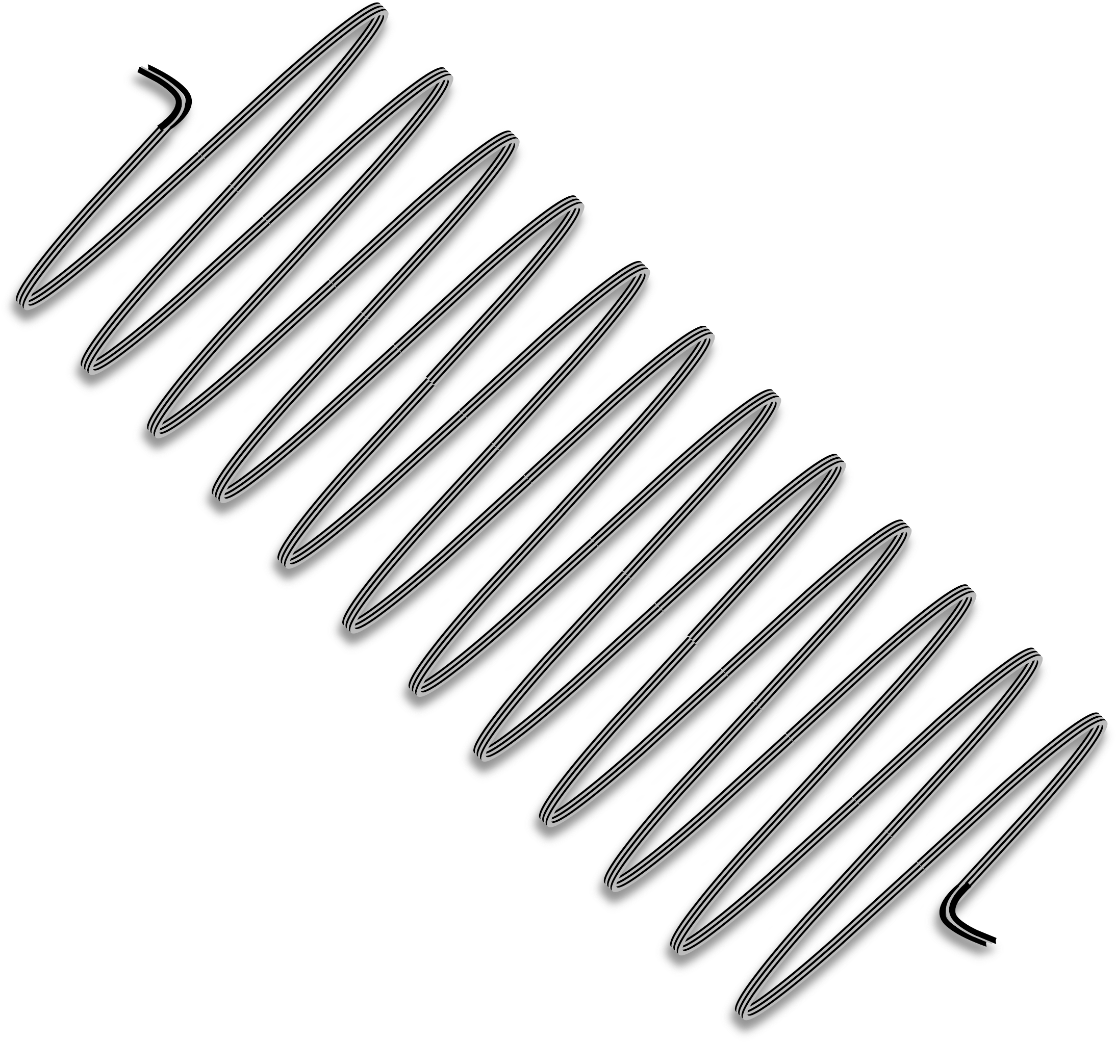 Mechanical Spring Png Jpg Freeuse - Coiled Spring Clip Art - Free ...