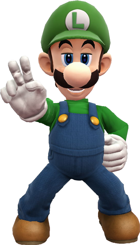 Luigi Transparent Background - Super Smash Bros Luigi Luigi's Mansion ...