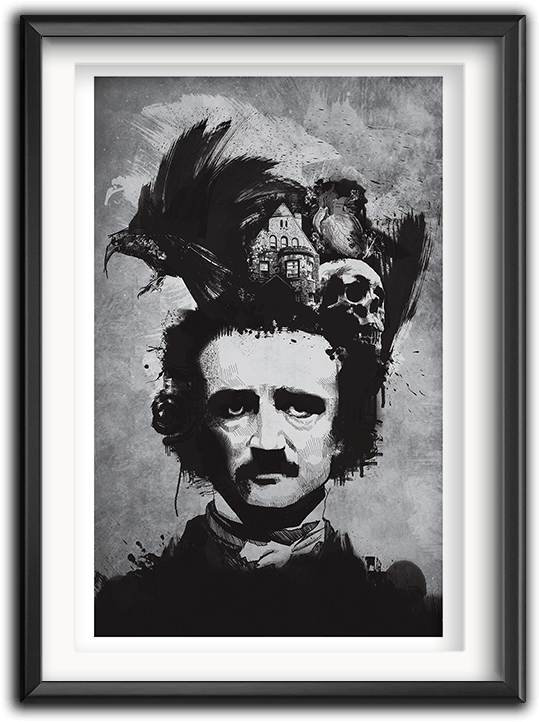 Edgar Allan Poe Poster - Las Aventuras De Arthur Gordon Pym [book ...