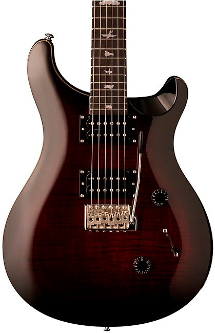 prs se custom 24 red burst