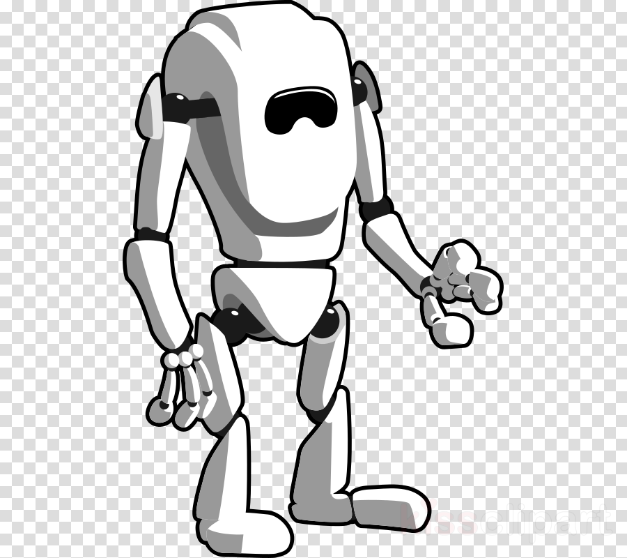 Download Black And White Robot Png Clipart Robot Android Clip Vector Robot Clipart Black And White Png Image With No Background Pngkey Com