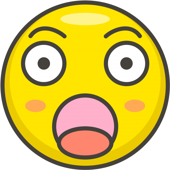 Download Astonished Face Emoji Icon Png Image With No Background Pngkey Com