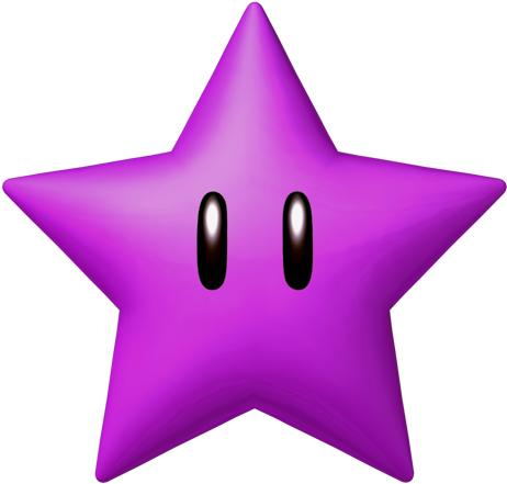 Download Purple Star Smw3d - Red Star Mario PNG Image with No ...