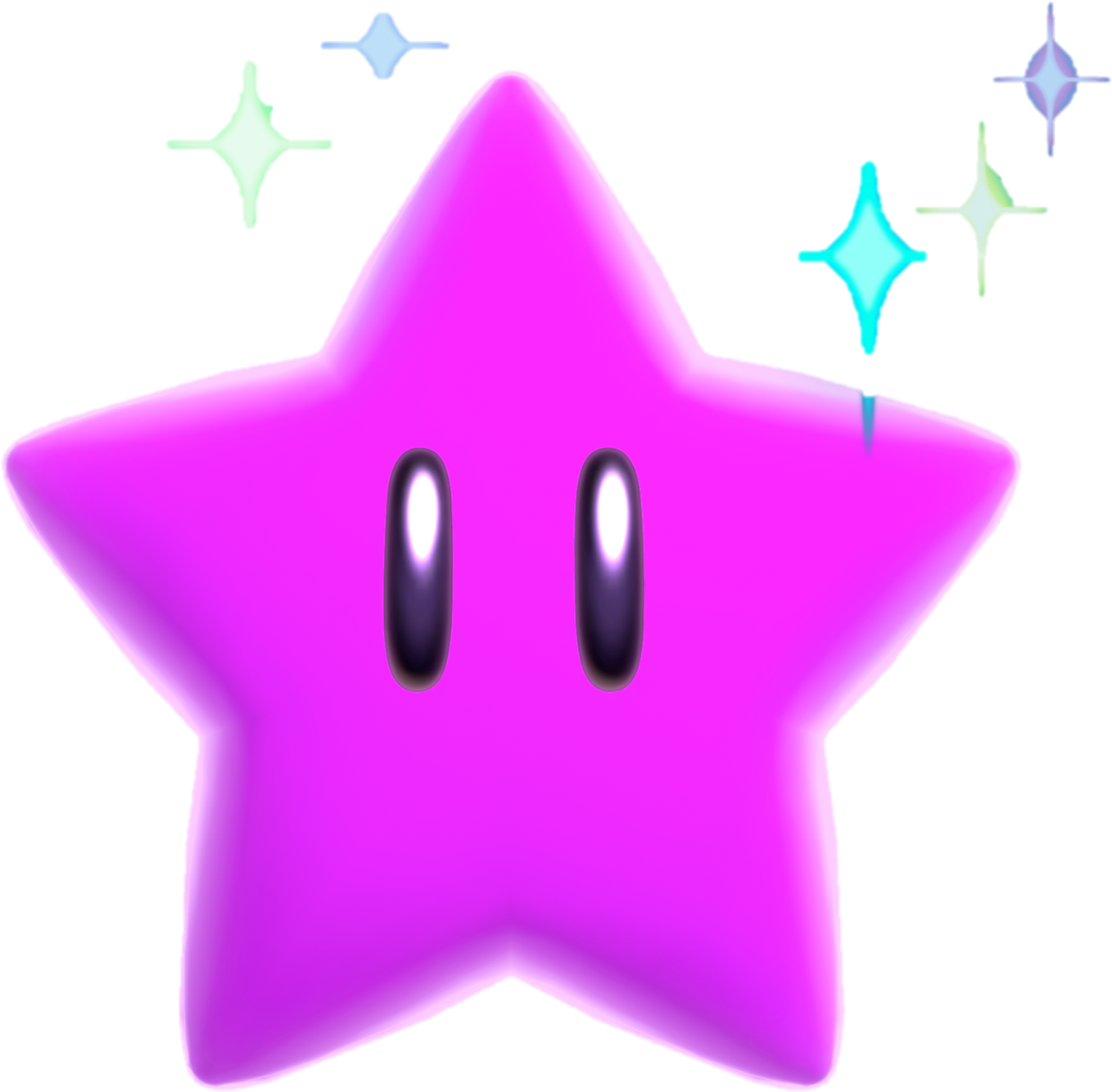 Download Purplestar - Super Mario Purple Star PNG Image with No ...