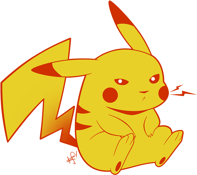 Download By The Mad Hatress On Deviantart - Pikachu Mad PNG Image with ...