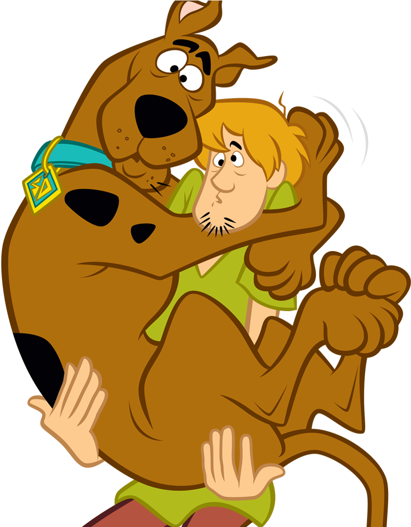 Scooby Doo In Shaggy's Arms - Scooby Doo Characters Png - Free 