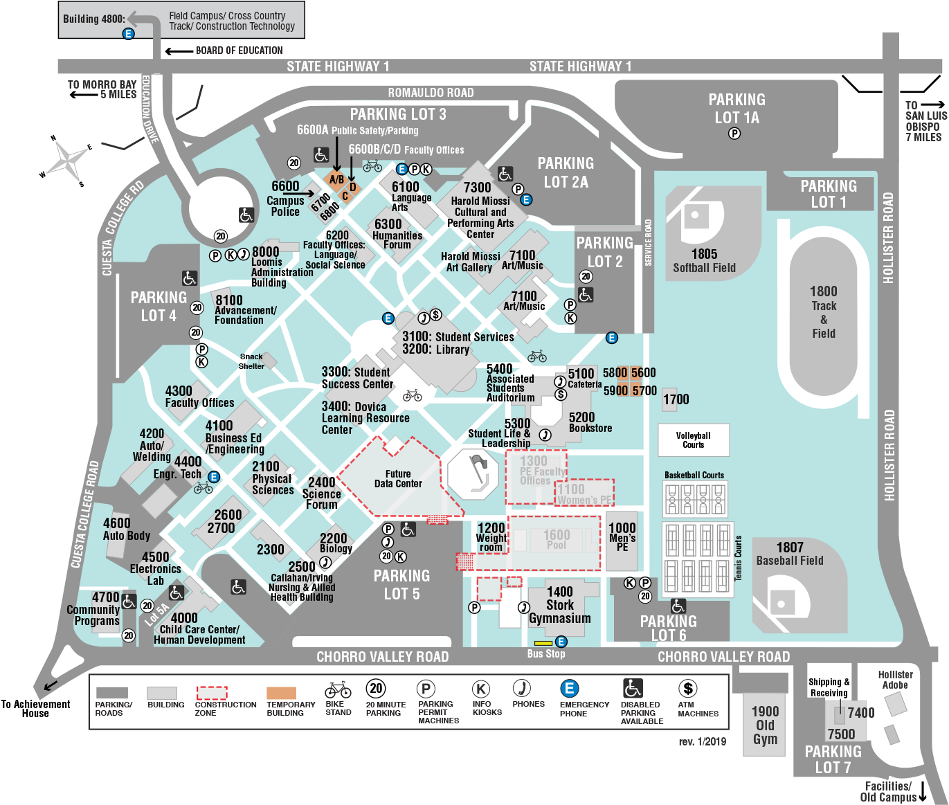 Download Admissions & Records - Cuesta College Slo Map PNG Image with ...