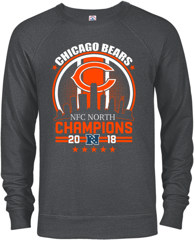 Chicago Bears Nfc North Champions 2018 Shirt - Shirt (1024x1024), Png Download