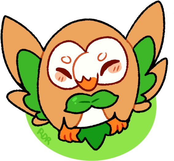 #722 Rowlet - Free Transparent PNG Download - PNGkey