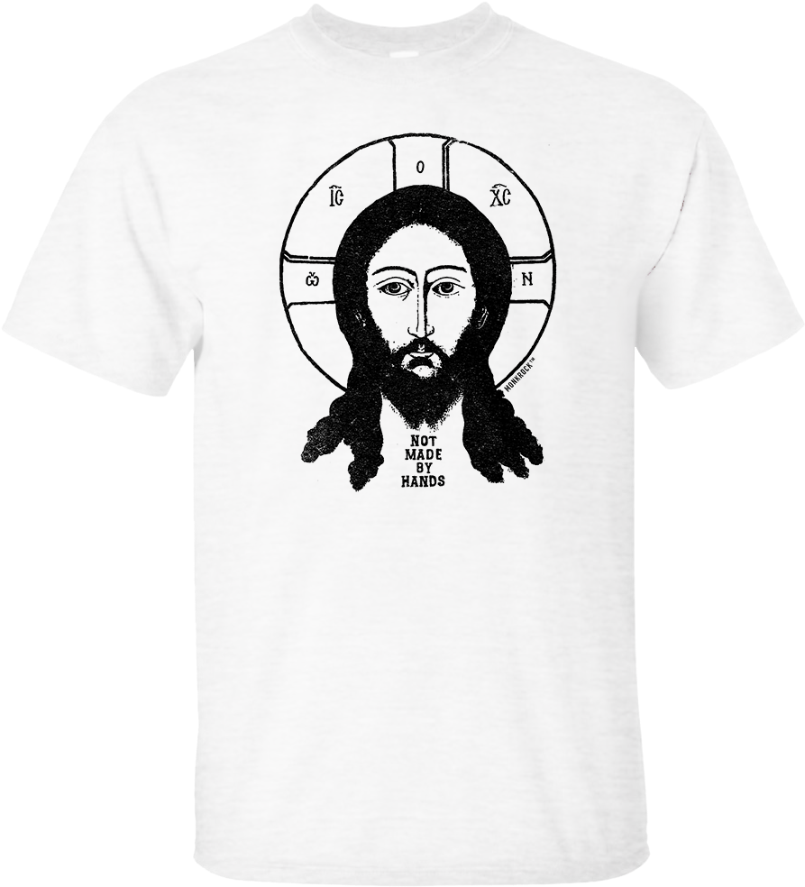 Jesus Not Made By Hands Tee - Jesus - Free Transparent PNG Download ...