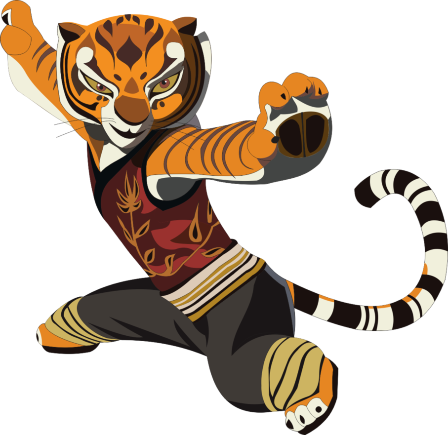 Kung fu panda tiger