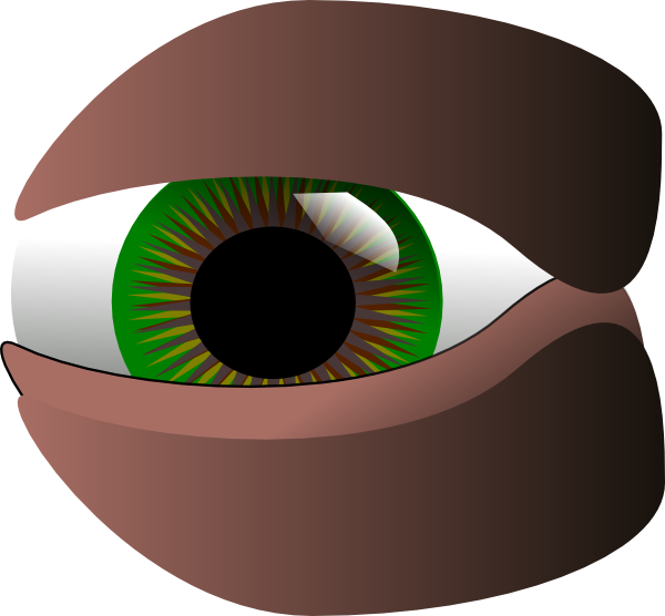 Download This Free Clipart Png Design Of Cartoon Green Eye PNG Image