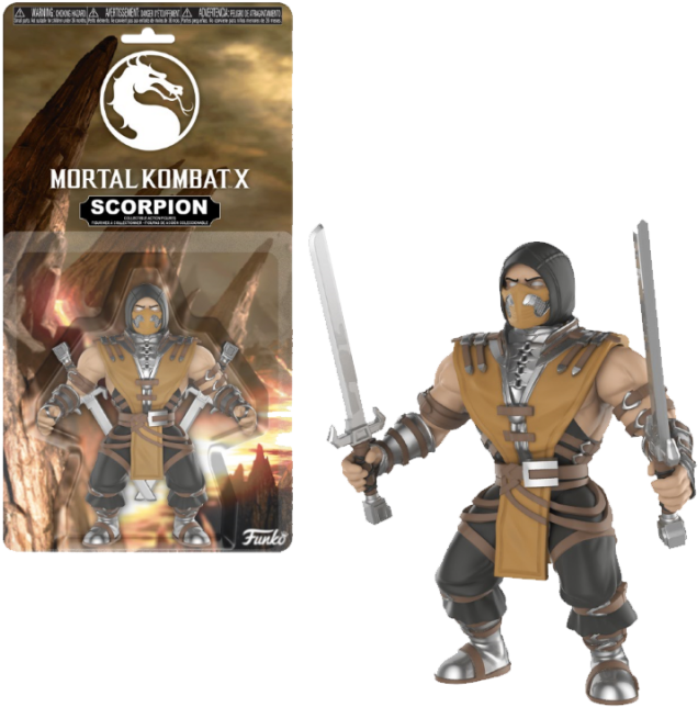 Mortal Kombat X - Funko Mortal Kombat Action Figures (475x492), Png Download