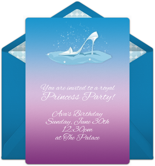 Download A Great Free Princess Birthday Party Invitation Featuring Birthday Png Image With No Background Pngkey Com