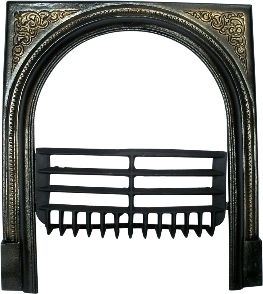 Download Vintage Art Deco Cast Iron Arched Door Frame