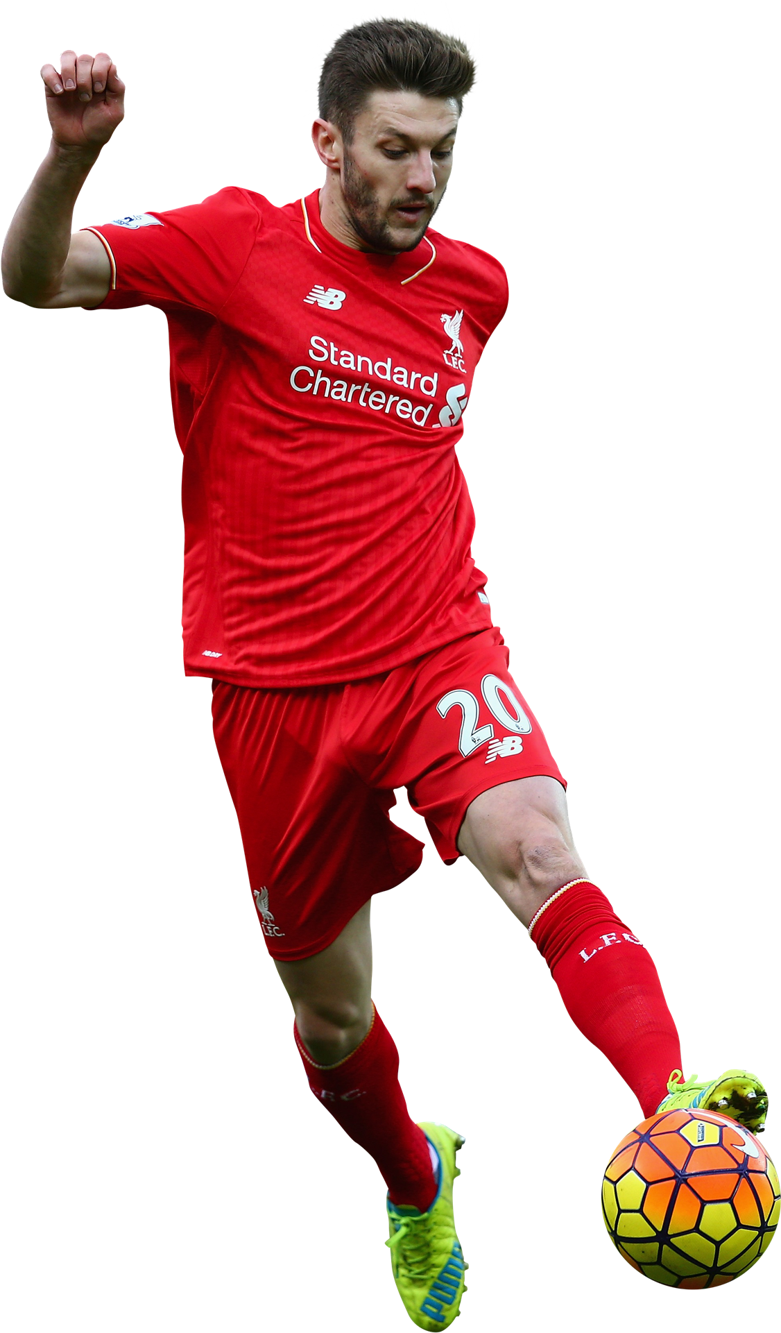 Adam Lallana Football Render - Liverpool Player Png - Free Transparent ...