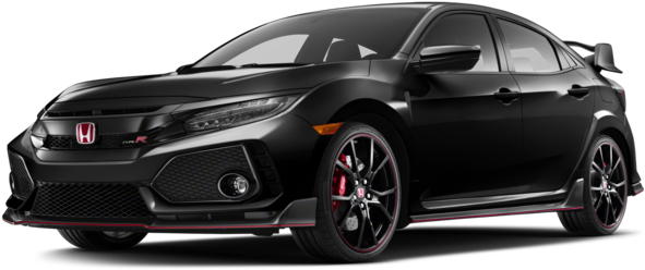 Actual Vehicle May Not Be As Shown - Honda Civic 2017 Black (640x480), Png Download