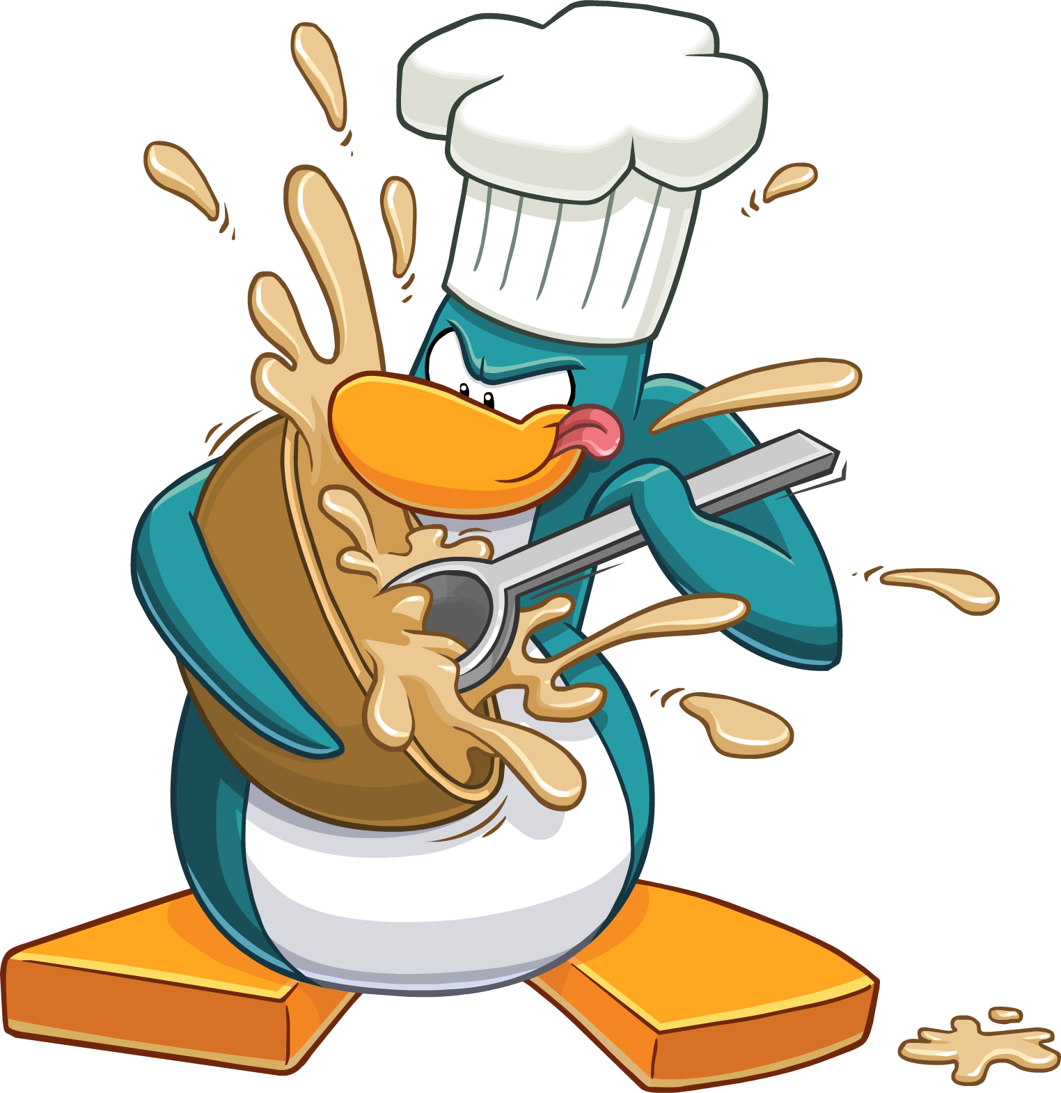 Download Perry The Pizza Guy - Club Penguin Pizza Man PNG Image with No  Background 