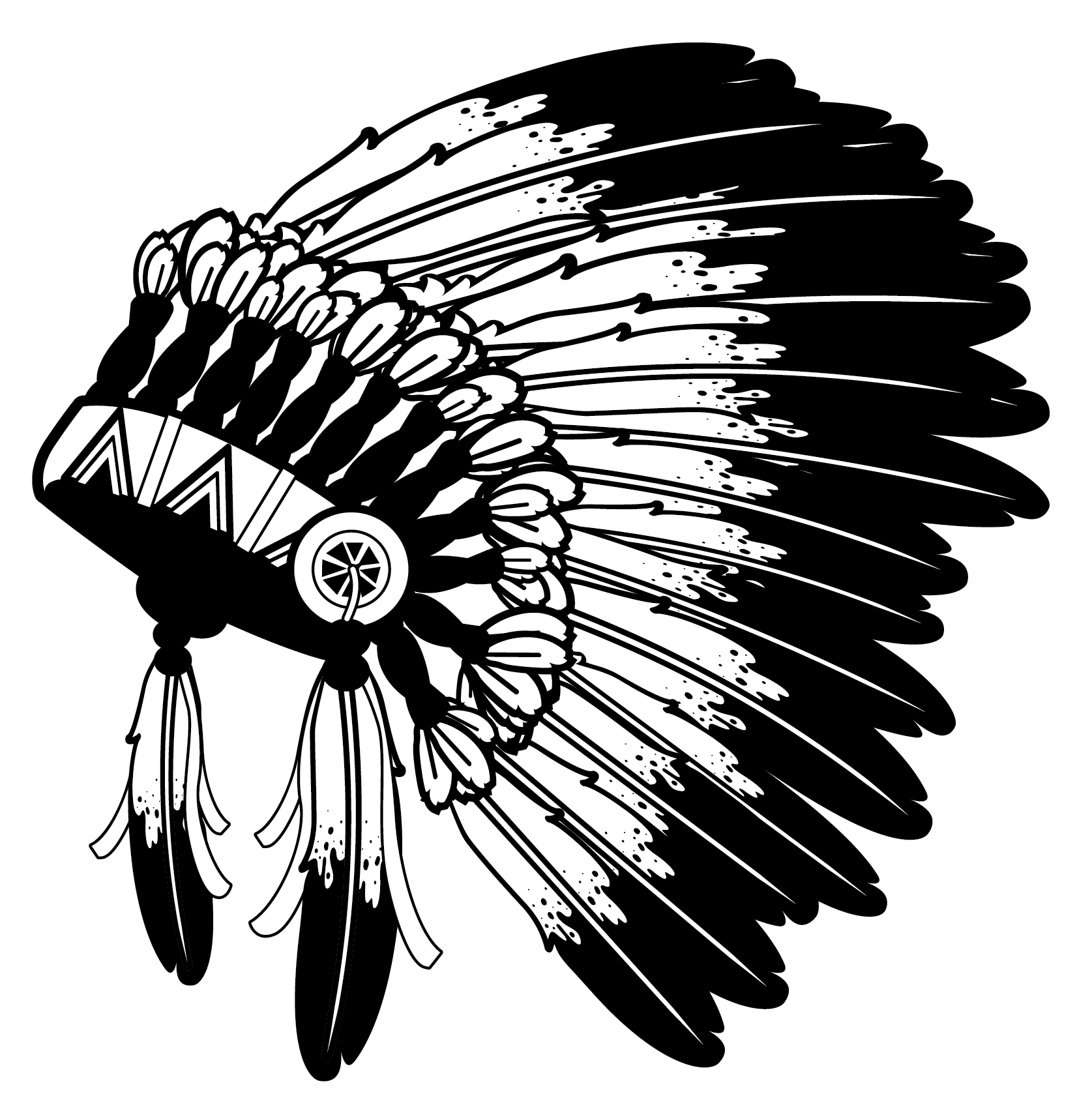 Download Native American Headdress Illustration - Native American ...