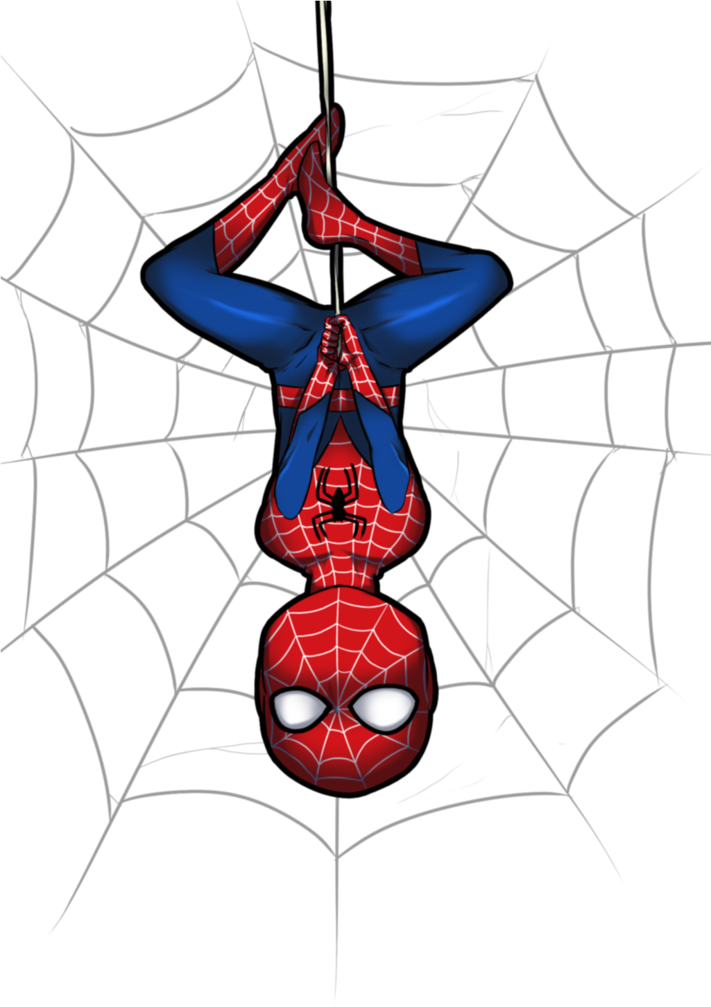 Download Spider Man Clipart Eye - Spiderman Spider Web Clipart PNG ...