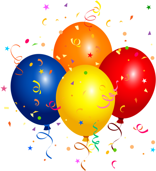 Birthday Balloon Png - Birthday Balloons Clipart Png - Free Transparent ...