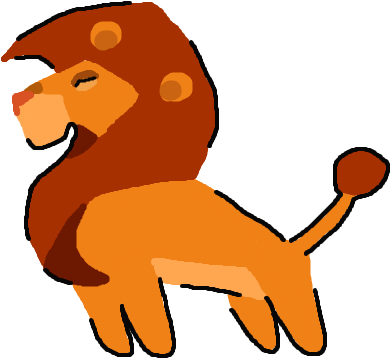 Free Free Lion Cartoon Svg 807 SVG PNG EPS DXF File