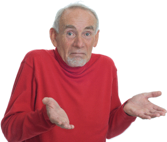 Download Shrug Emoji Old Man - Shrugging Old Man Png PNG Image with No