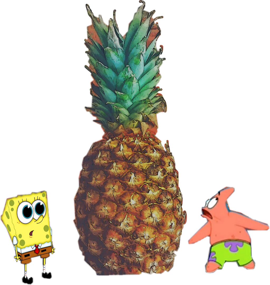 Download Freetoedit Pineapple Spongebob Patrick Spongebob Squarepants Png Image With No 3330